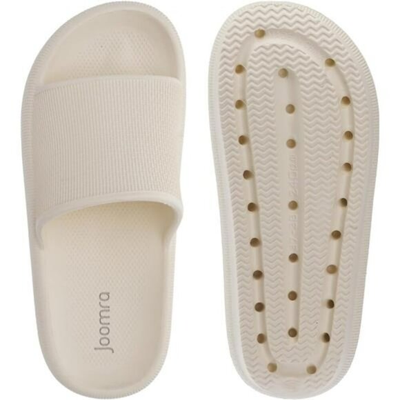 Joomra Pillow Slides Thick Sole Shower Sandals Non Slip Quick Dry Foam Slides - Picture 6 of 7